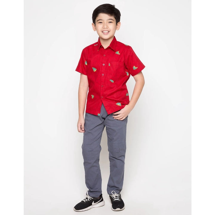 Arjuna Weda Hem Batik Anak Barong Merak