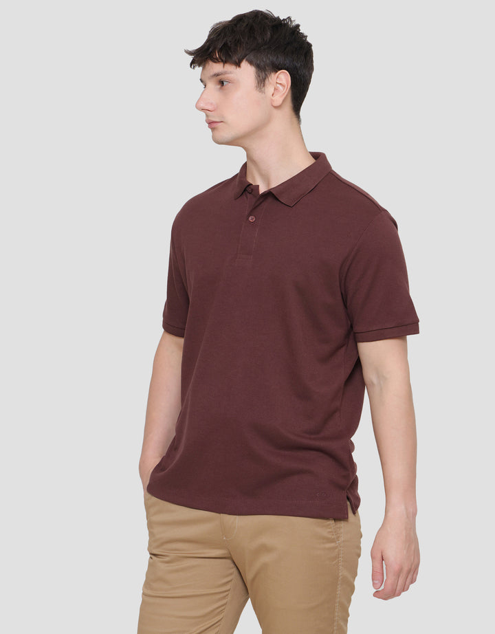 Cole Solid Fit Kaos Polo Lengan Pendek Pria