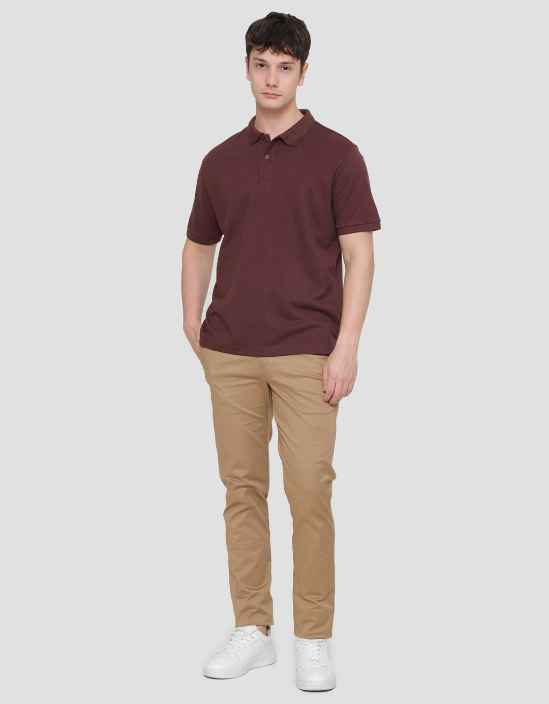 Cole Solid Fit Kaos Polo Lengan Pendek Pria