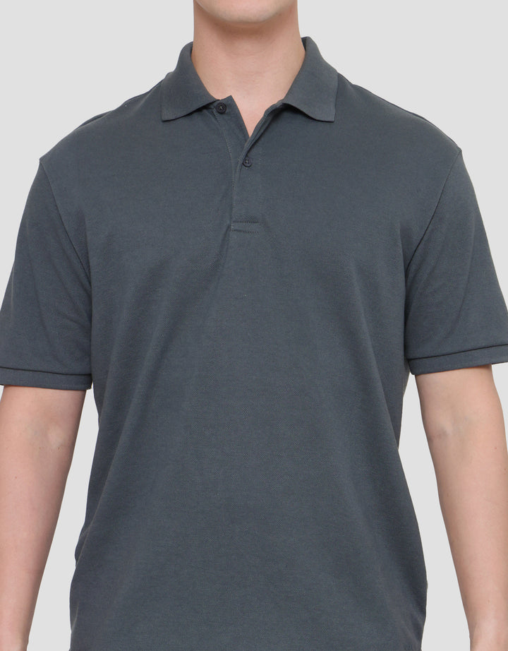 Cole Solid Fit Kaos Polo Lengan Pendek Pria