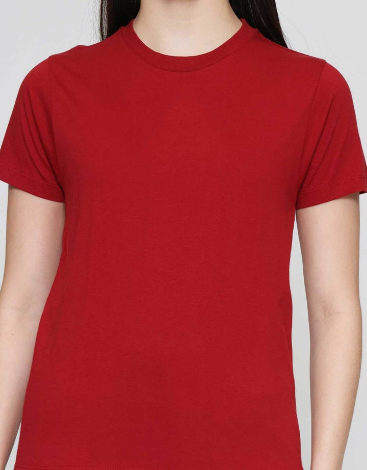 Suko Round Neck Kaos Wanita