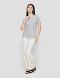 Suko Round Neck Kaos Wanita