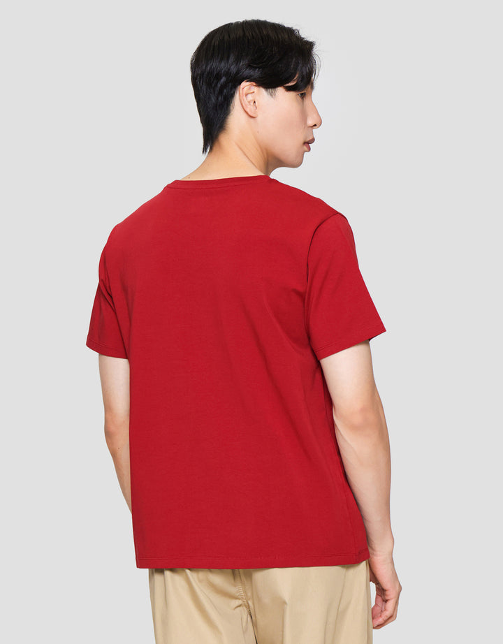 Suko Round Neck Kaos Lengan Pendek Pria