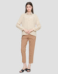 Connexion Neck Crinkle Kemeja Wanita