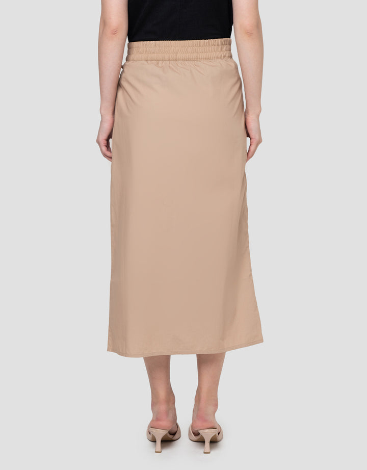 Connexion Wrap Tie Rok Midi Wanita