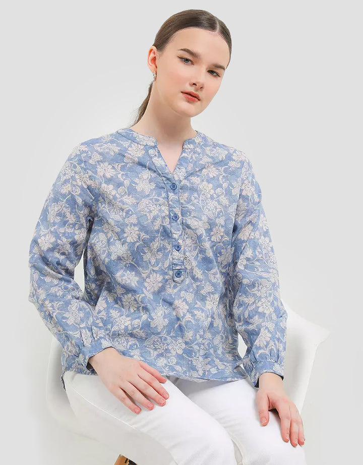 Expand Wevana Blouse Floral Print Wanita