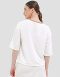 Exit Erena T-shirt 3/4 Sleeve Henley Collar Wanita