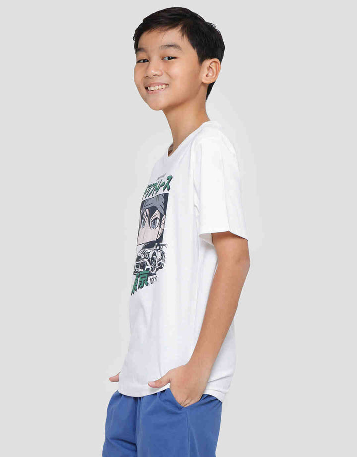 Nevada Anime Race Face Kaos Anak Laki-laki