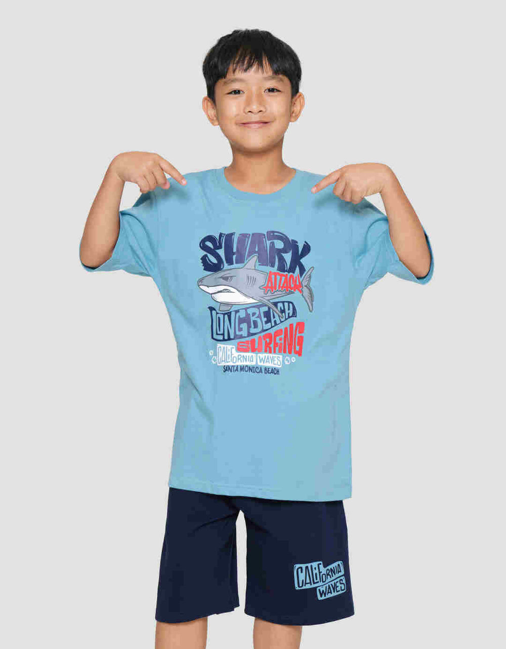 NEVADA SHARK ATTACK BAJU SET ANAK LAKI-LAKI