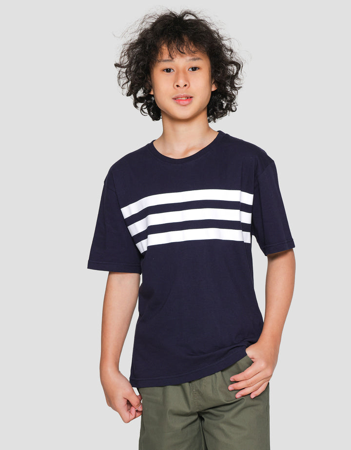 Nevada Kaos Anak Laki-Laki Oversize Sablon Salur Model 2