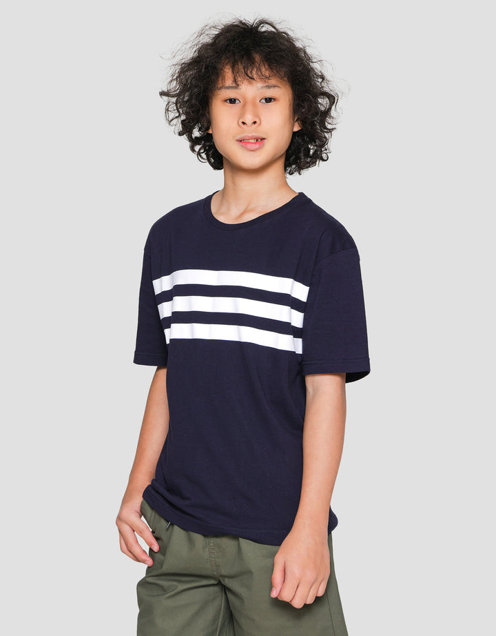 Nevada Kaos Anak Laki-Laki Oversize Sablon Salur Model 2