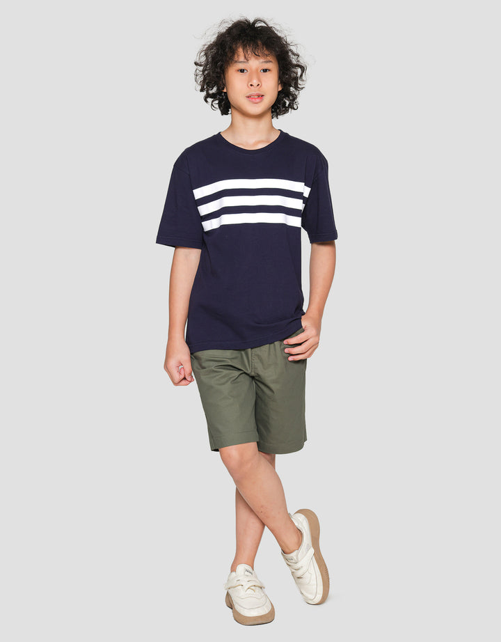 Nevada Kaos Anak Laki-Laki Oversize Sablon Salur Model 2
