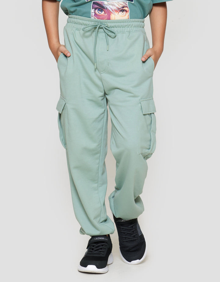 Nevada Pants Knit Cargo Jogger Anak Laki-laki