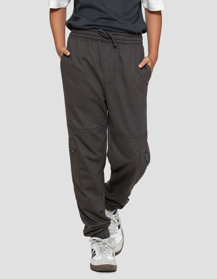 Nevada Knit Cargo 3D With Zipper Jogger Anak Laki-laki