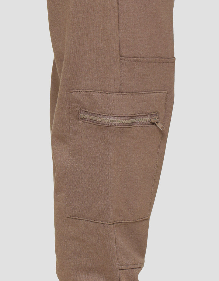 Nevada Knit Cargo 3D Zipper Jogger Anak Laki-laki