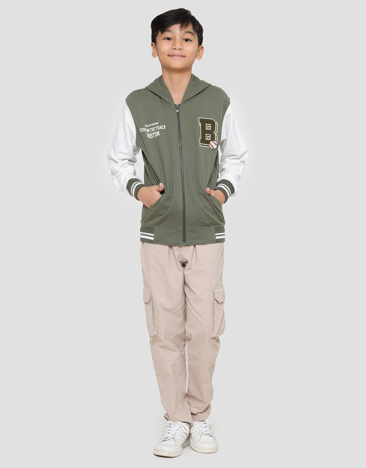 Nevada Knit Hoodie Logo Boys Jacket