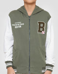 Nevada Knit Hoodie Logo Boys Jacket