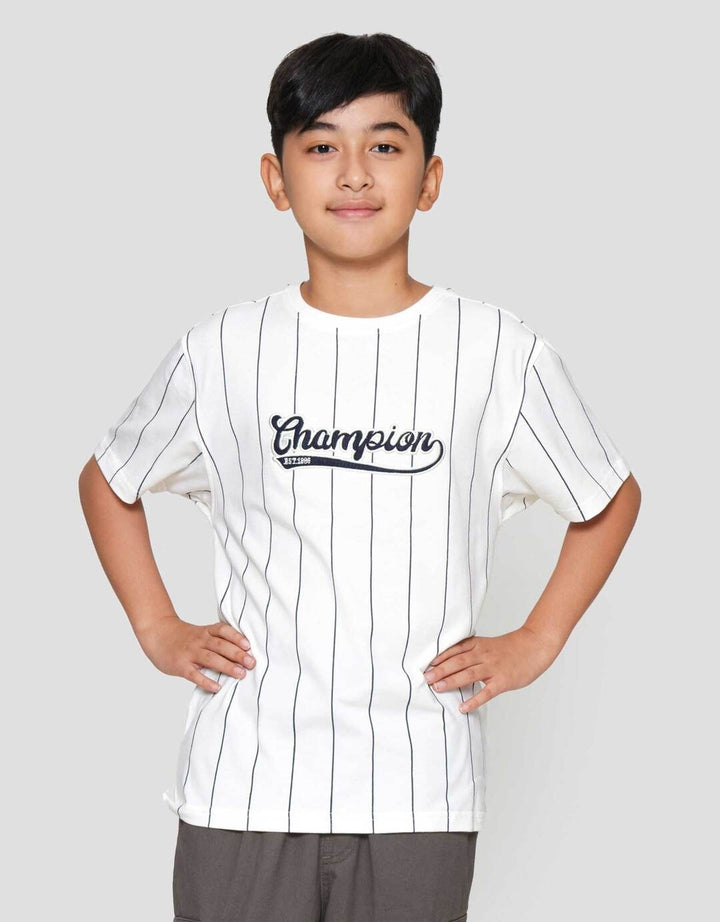 Nevada Stripes Patch Besar Tengah Depan Kaos Anak Laki-laki