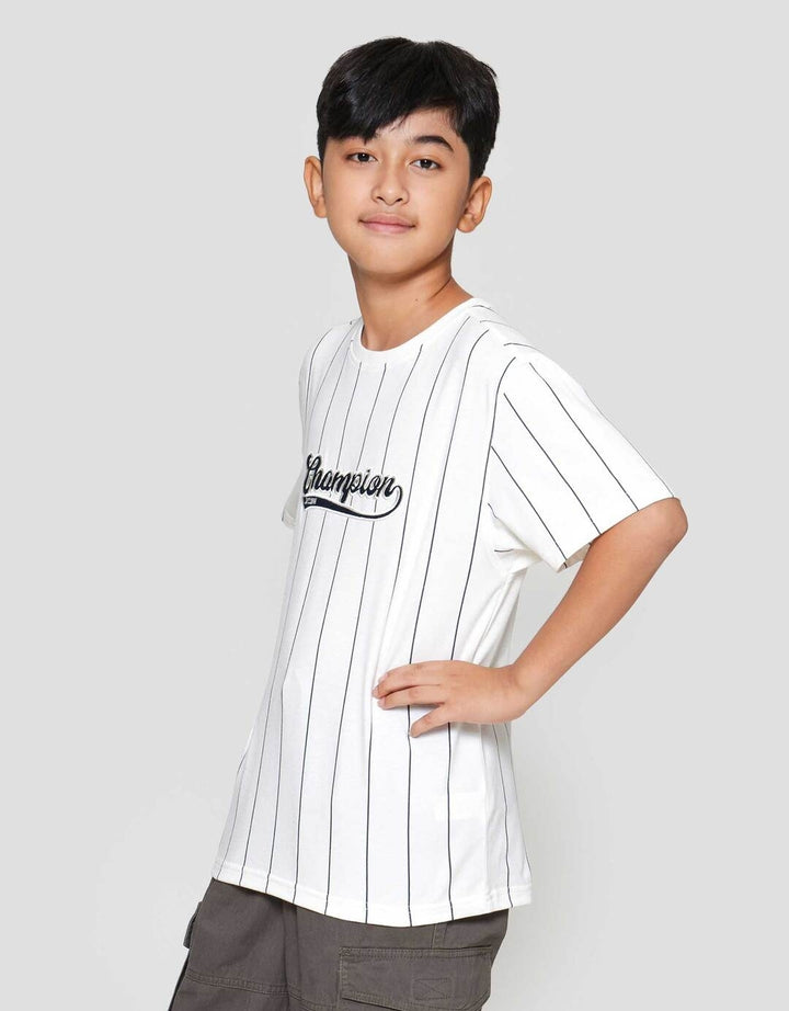 Nevada Stripes Patch Besar Tengah Depan Kaos Anak Laki-laki