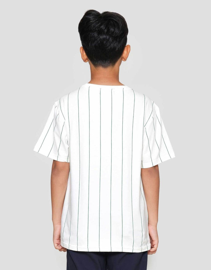 Nevada Stripes Patch Kecil Kiri Atas Pakai Kaos Anak Laki-laki