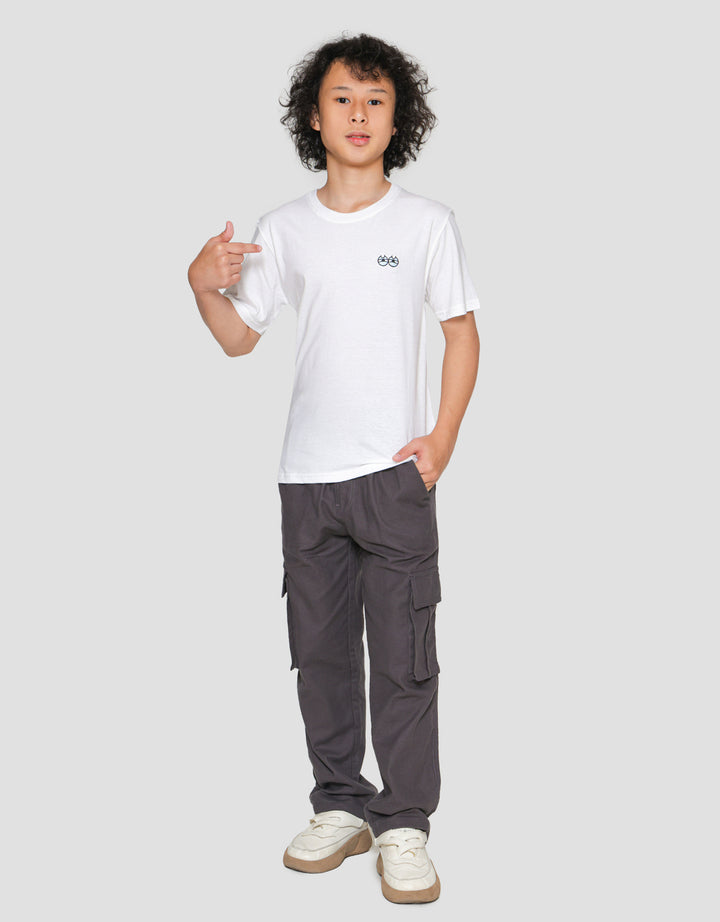 Nevada Eyes Print Kaos Anak Laki-laki