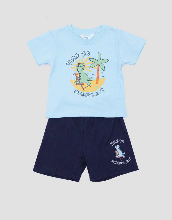 Little M Time To Relax Set Jersey Bayi Laki-Laki