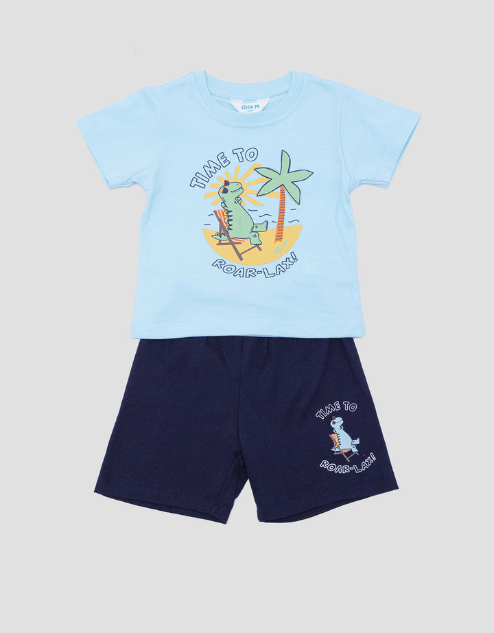 Little M Time To Relax Set Jersey Bayi Laki-Laki