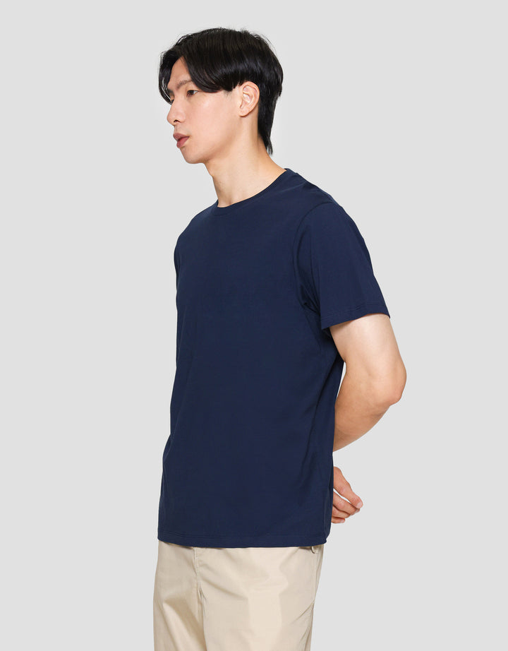 Suko Round Neck Kerah Bulat Kaos Lengan Pendek Pria