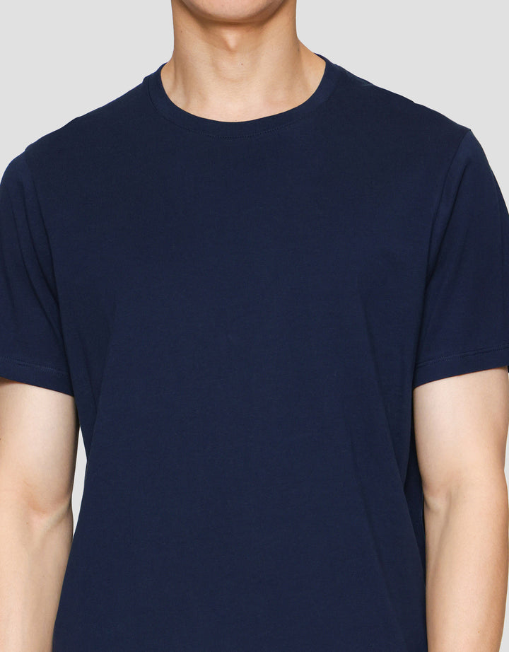 Suko Round Neck Kerah Bulat Kaos Lengan Pendek Pria