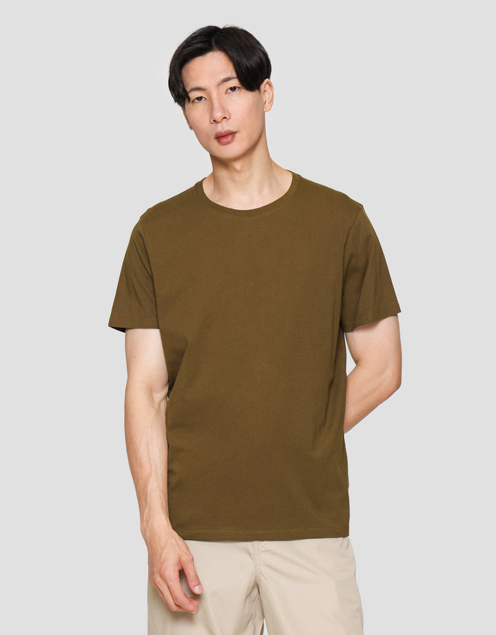 Suko Round Neck Kerah Bulat Kaos Lengan Pendek Pria