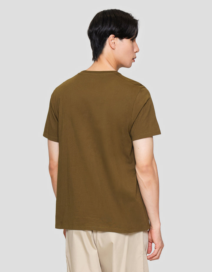 Suko Round Neck Kerah Bulat Kaos Lengan Pendek Pria