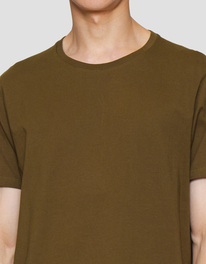 Suko Round Neck Kerah Bulat Kaos Lengan Pendek Pria