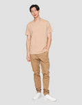 Suko Round Neck Kerah Bulat Kaos Lengan Pendek Pria