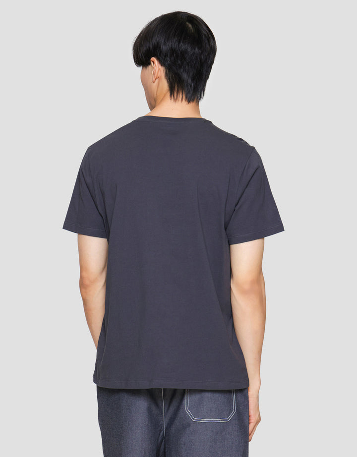 Suko Round Neck Kerah Bulat Kaos Lengan Pendek Pria