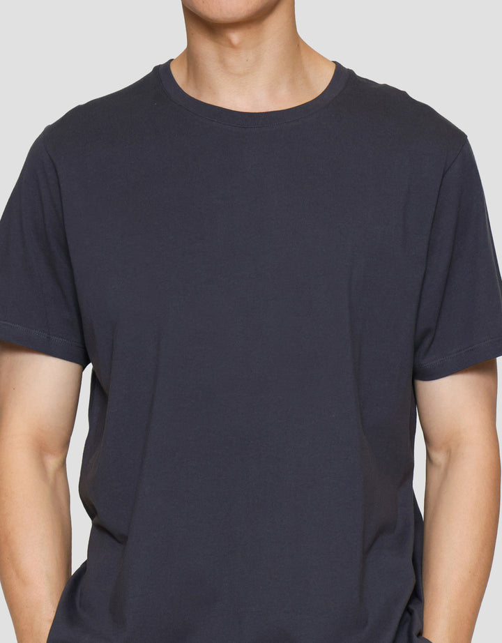 Suko Round Neck Kerah Bulat Kaos Lengan Pendek Pria