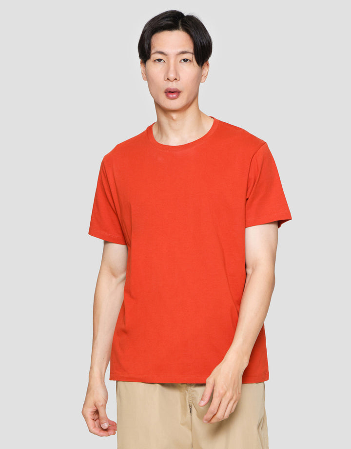 Suko Round Neck Kerah Bulat Kaos Lengan Pendek Pria