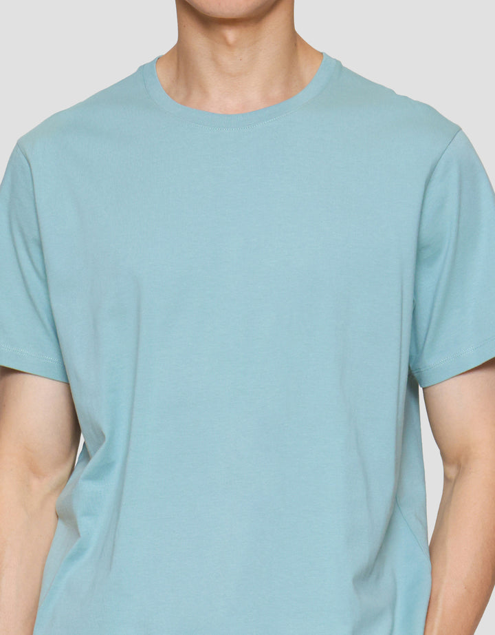 Suko Round Neck Kerah Bulat Kaos Lengan Pendek Pria