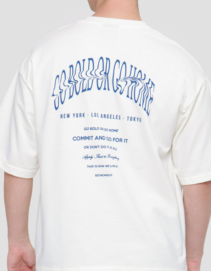 Nevada Oversized Print Street Style Looks 4  Kaos Lengan Pendek Pria