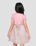 Disney Minnie Print Flower Midi Dress for Girls