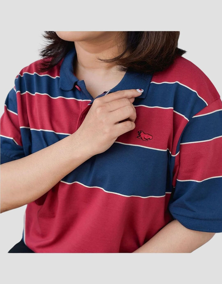 Walrus Polo Kemeja Garis Uniseks