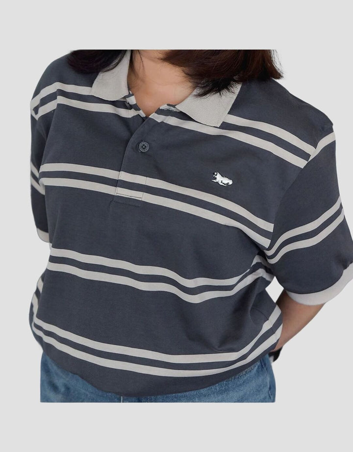 Walrus Polo Kemeja Salur Uniseks