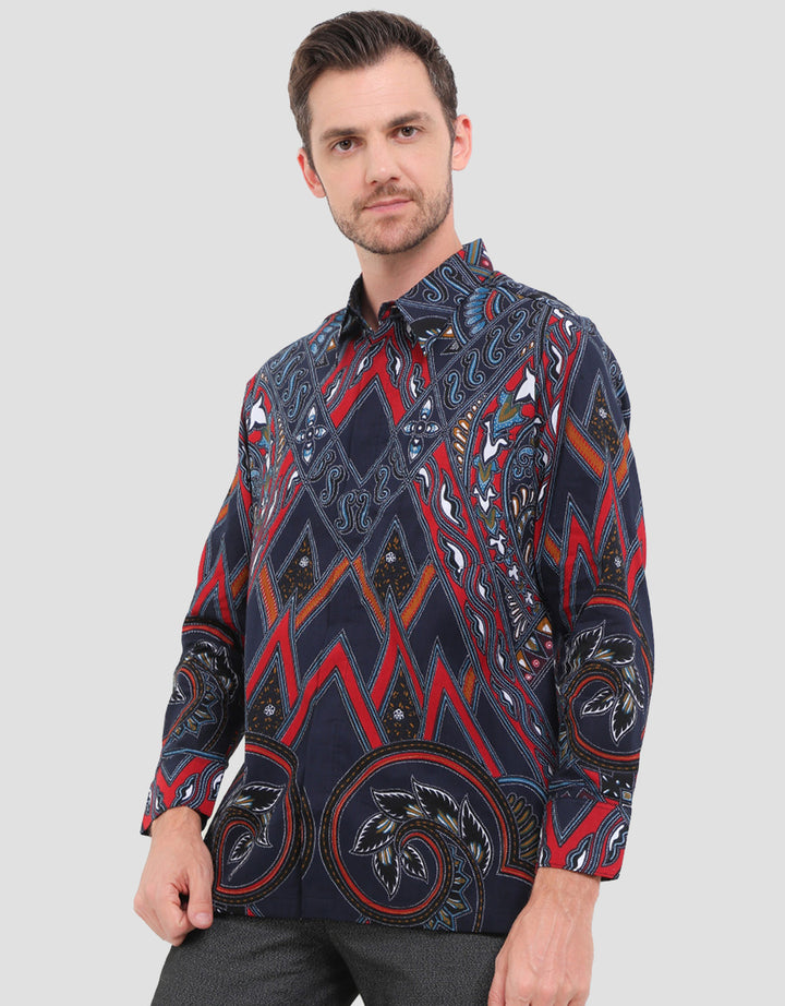 Arjuna Weda Sawat Mucuk Nyigar Kemeja Batik Pria