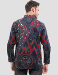 Arjuna Weda Sawat Mucuk Nyigar Kemeja Batik Pria