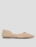 Connexion Patern Stripe Sepatu Flat Wanita