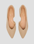 Connexion Patern Stripe Sepatu Flat Wanita
