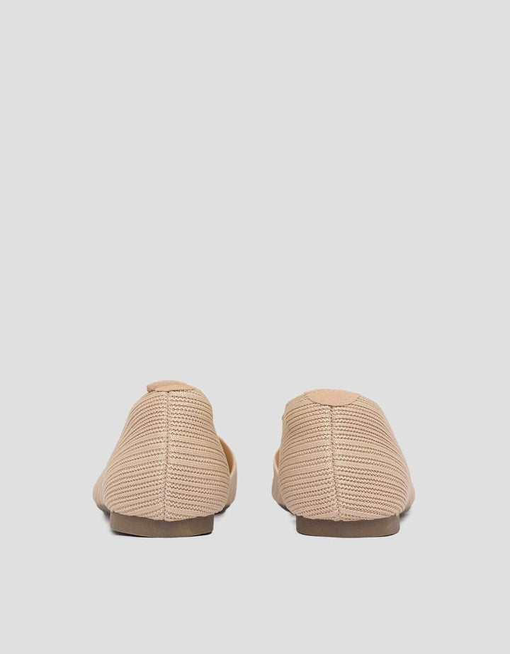 Connexion Patern Stripe Sepatu Flat Wanita