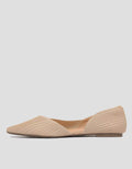 Connexion Patern Stripe Sepatu Flat Wanita