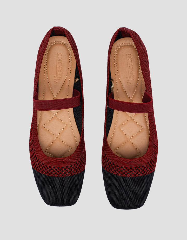 Connexion Mary Jane Sepatu Flat Wanita