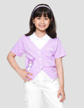 Character Rompi Kuromi Kaos Anak Perempuan