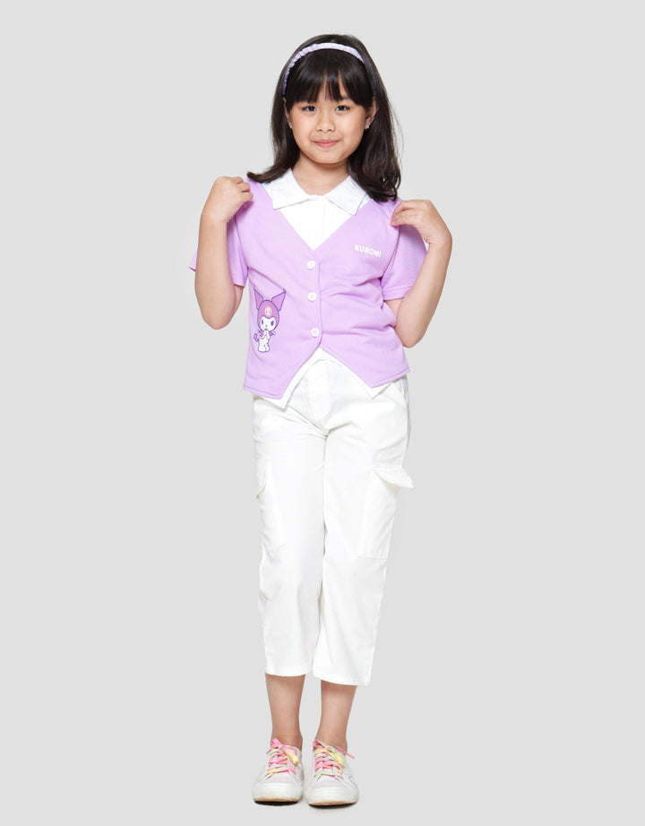 Character Rompi Kuromi Kaos Anak Perempuan